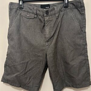 Hurley Chino Walk Casual Skate Stretch Shorts Gray - Men’s Size 34